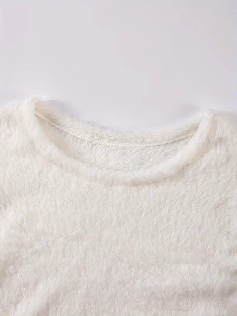 Women’s Fuzzy Christmas Tree Sweatshirt - Ladies Christmas Jumpers - Wild Eye Vision