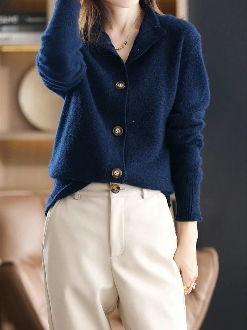 Women's Knit Button Cardigan - Women Cardigan - Wild Eye Vision