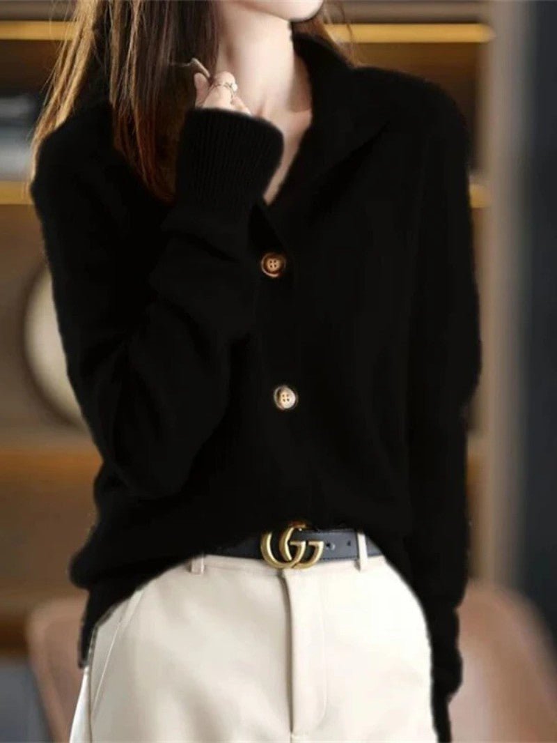 Women's Knit Button Cardigan - Women Cardigan - Wild Eye Vision