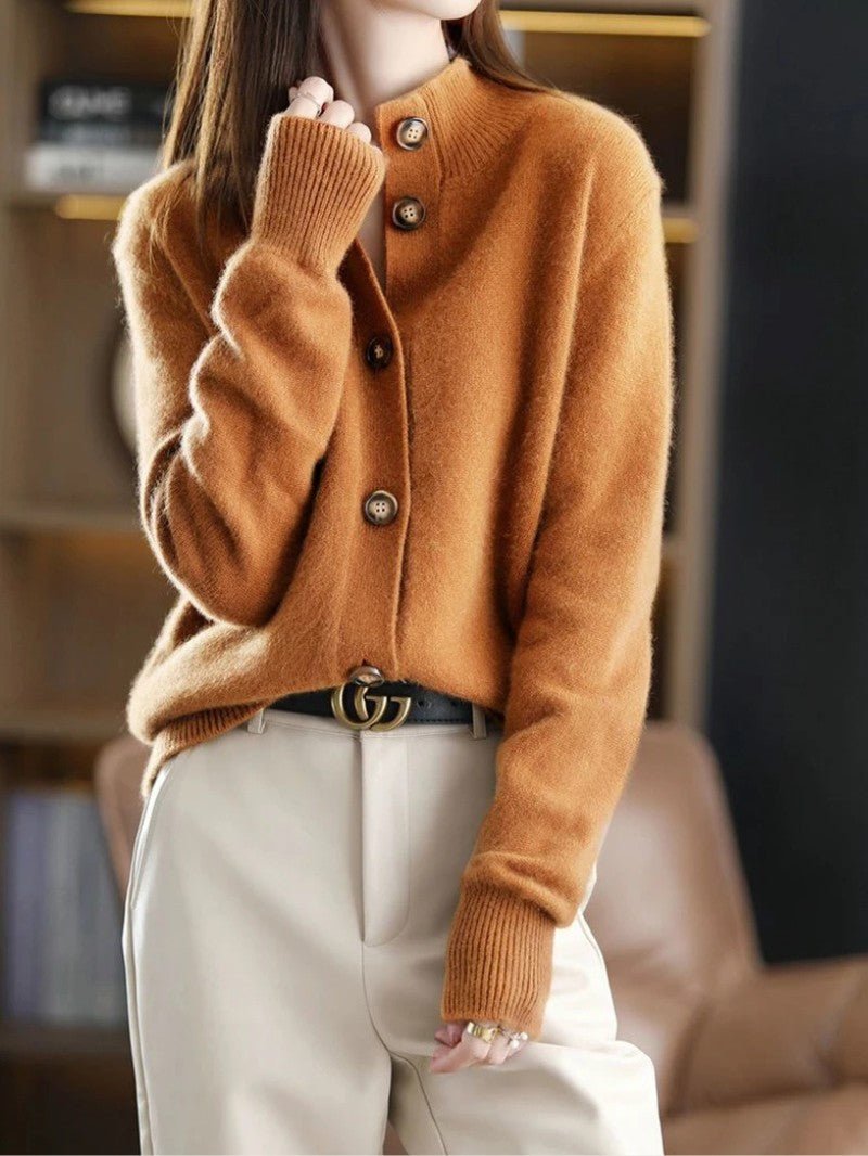 Women's Knit Button Cardigan - Women Cardigan - Wild Eye Vision