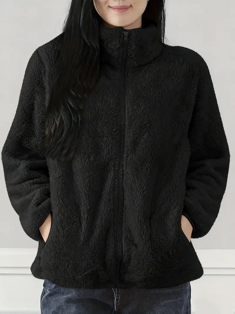 Women’s Light Fleece Winter Jacket - Women's Winter Jacket - Wild Eye Vision
