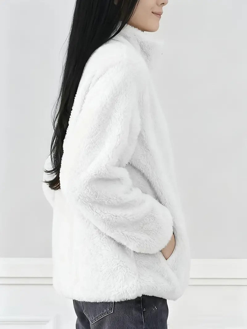 Women’s Light Fleece Winter Jacket - Women's Winter Jacket - Wild Eye Vision