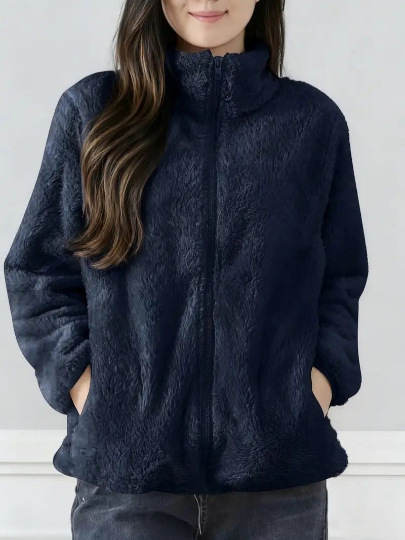 Women’s Light Fleece Winter Jacket - Women's Winter Jacket - Wild Eye Vision