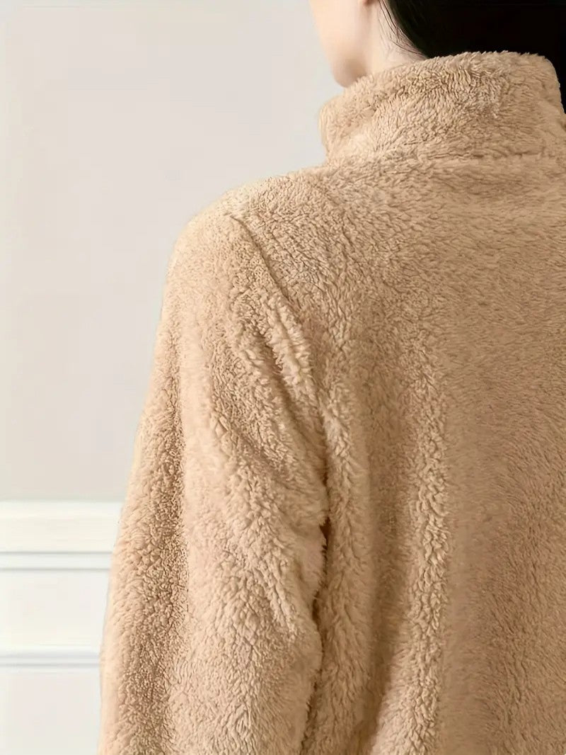 Women’s Light Fleece Winter Jacket - Women's Winter Jacket - Wild Eye Vision