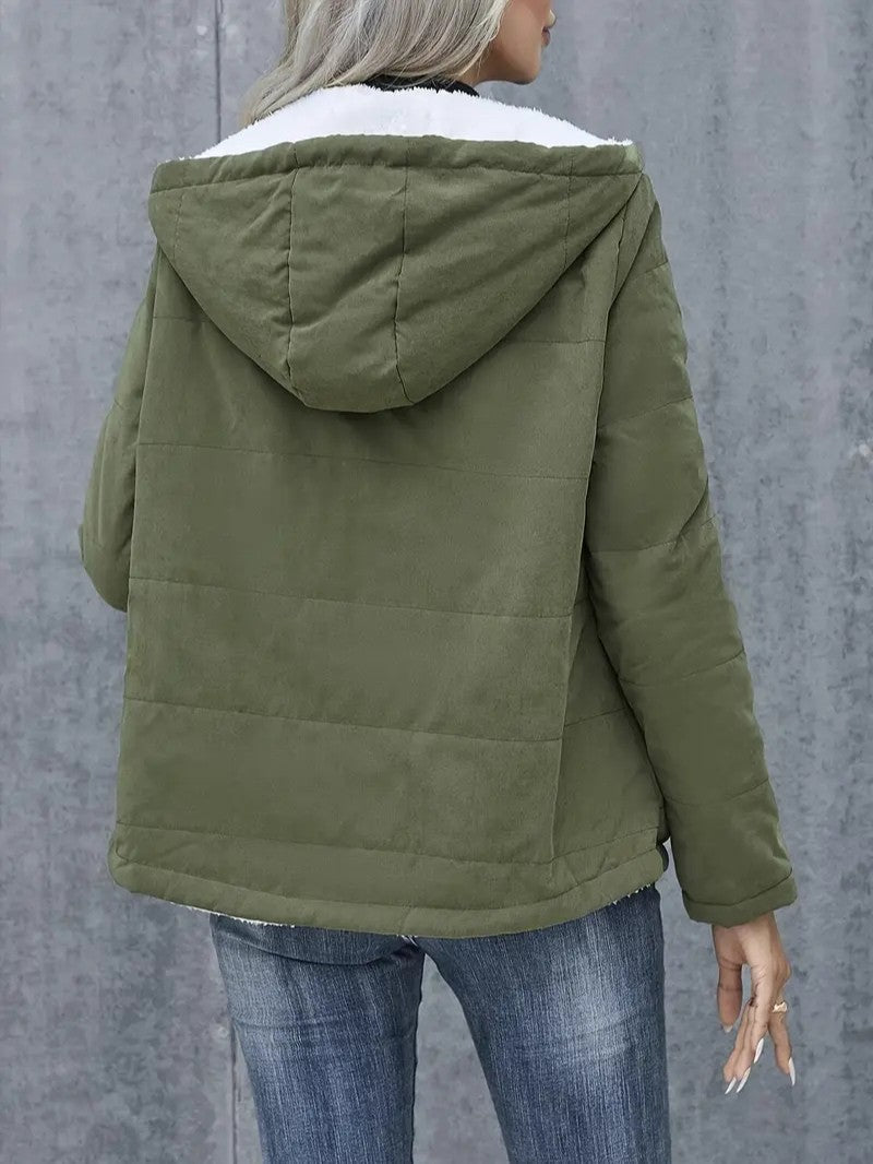 Women’s Lightweight Hooded Winter Jacket - Women's Winter Jacket - Wild Eye Vision