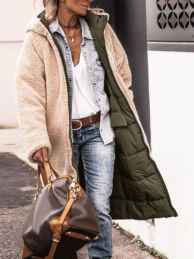 Women’s Long Fleece - Lined Coat - Women's Coat - Wild Eye Vision