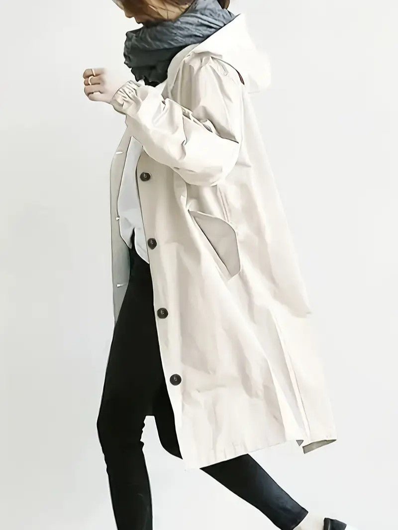Women's Long Hooded Coat - Women's Coat - Wild Eye Vision