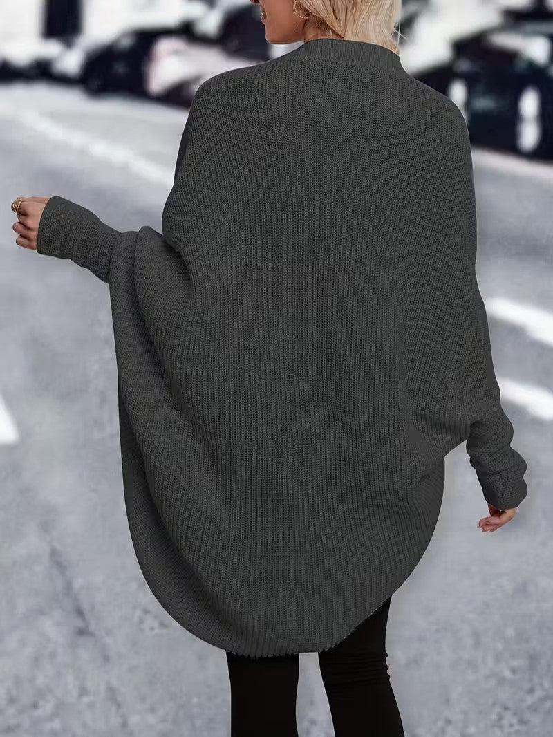 Women’s Long Open Front Cardigan - Women Knit Cardigan - Wild Eye Vision