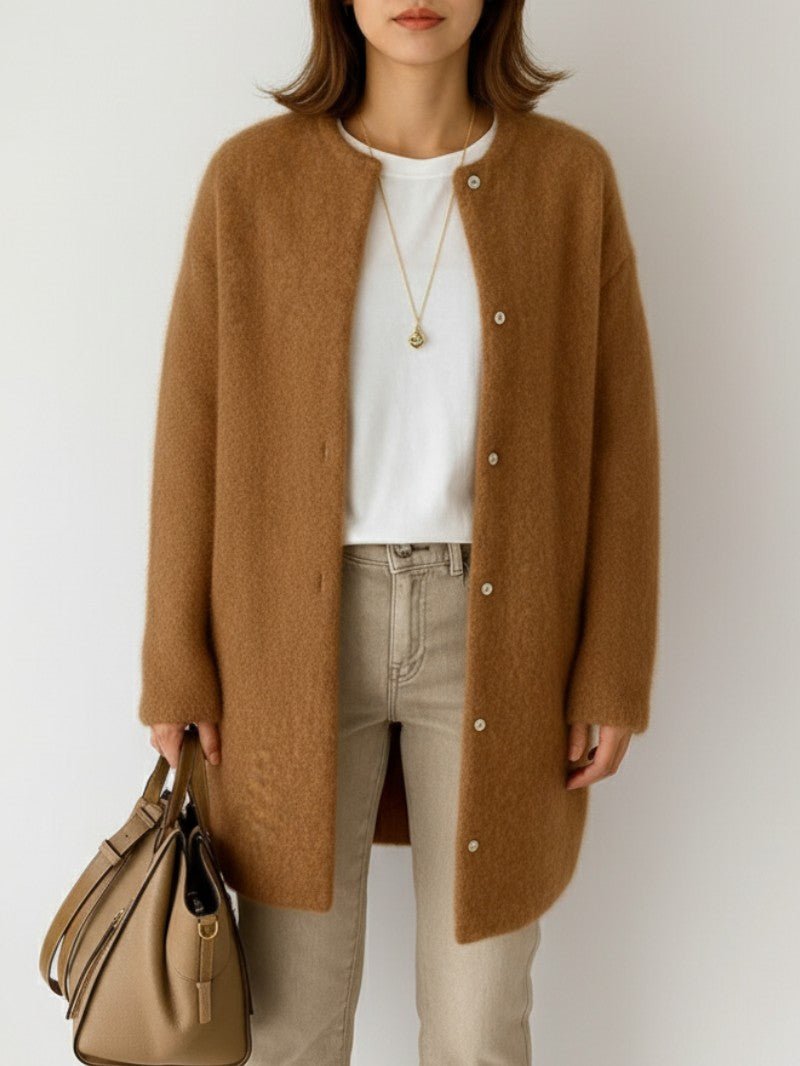 Women’s Longline Soft Knit Cardigan - Women Cardigan - Wild Eye Vision