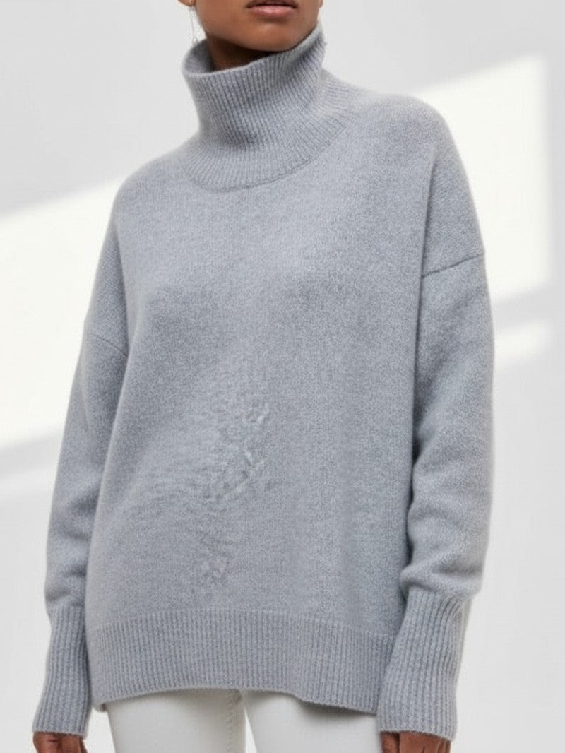 Women’s Oversized Turtleneck Jumper - Women Jumper - Wild Eye Vision