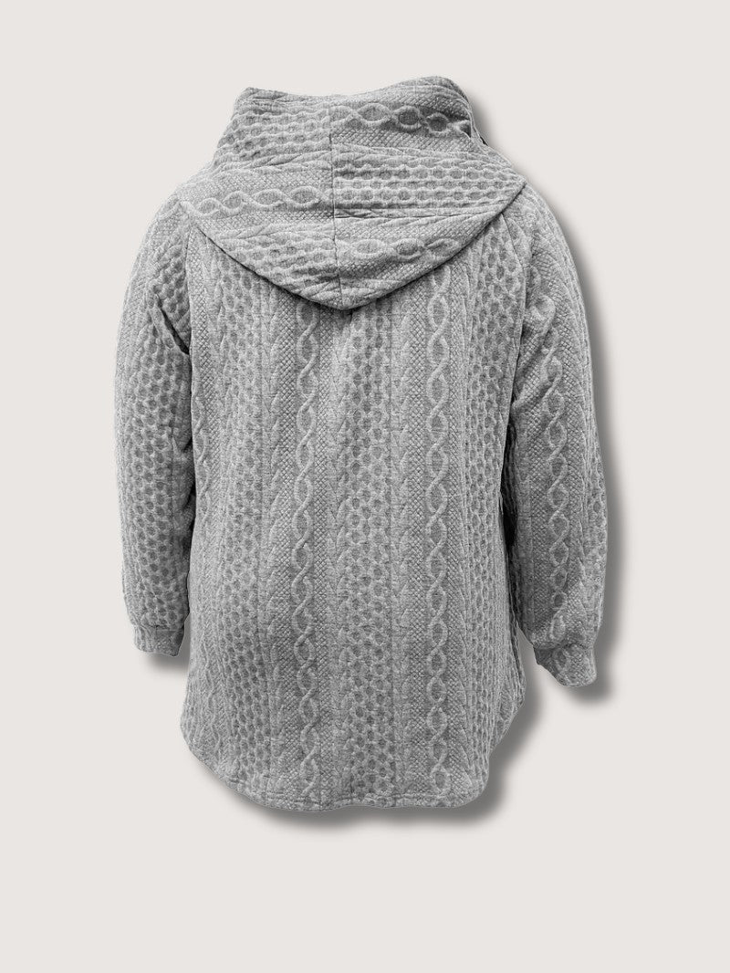 Women's Plus Size Casual Zip Coat - Women's Coat - Wild Eye Vision