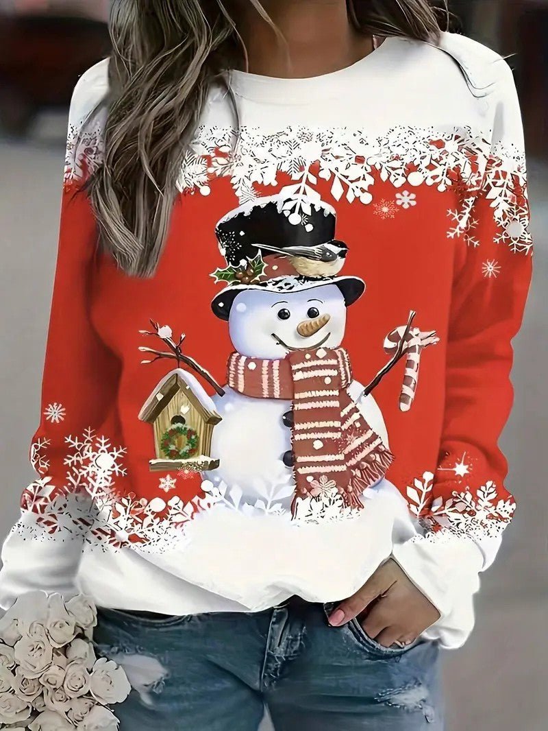 Women’s Snowman Christmas Jumper - Ladies Christmas Jumpers - Wild Eye Vision