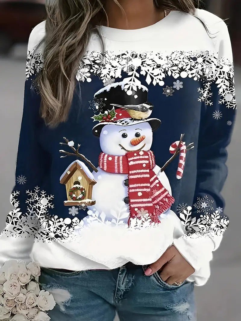 Women’s Snowman Christmas Jumper - Ladies Christmas Jumpers - Wild Eye Vision