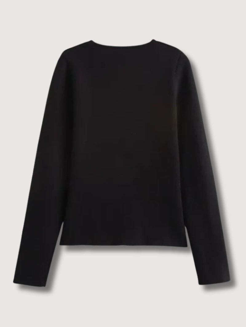 Women's V - Neck Gold Button Cardigan - Women Knit Cardigan - Wild Eye Vision