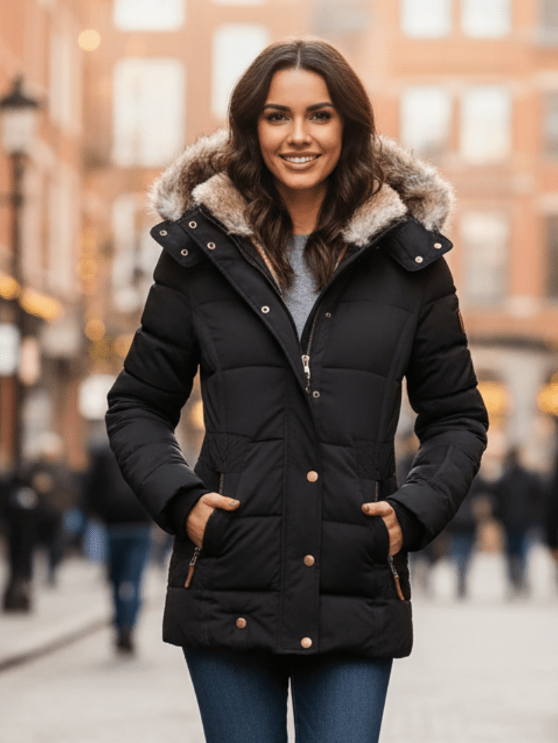 Women’s Winter Puffer Parka Jacket - Women's Puffer Jacket - Wild Eye Vision