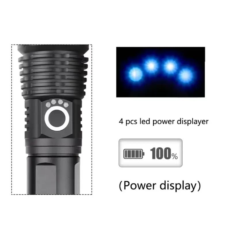 XH - P50 90000 Lumens Flashlight - Flashlight - Wild Eye Vision