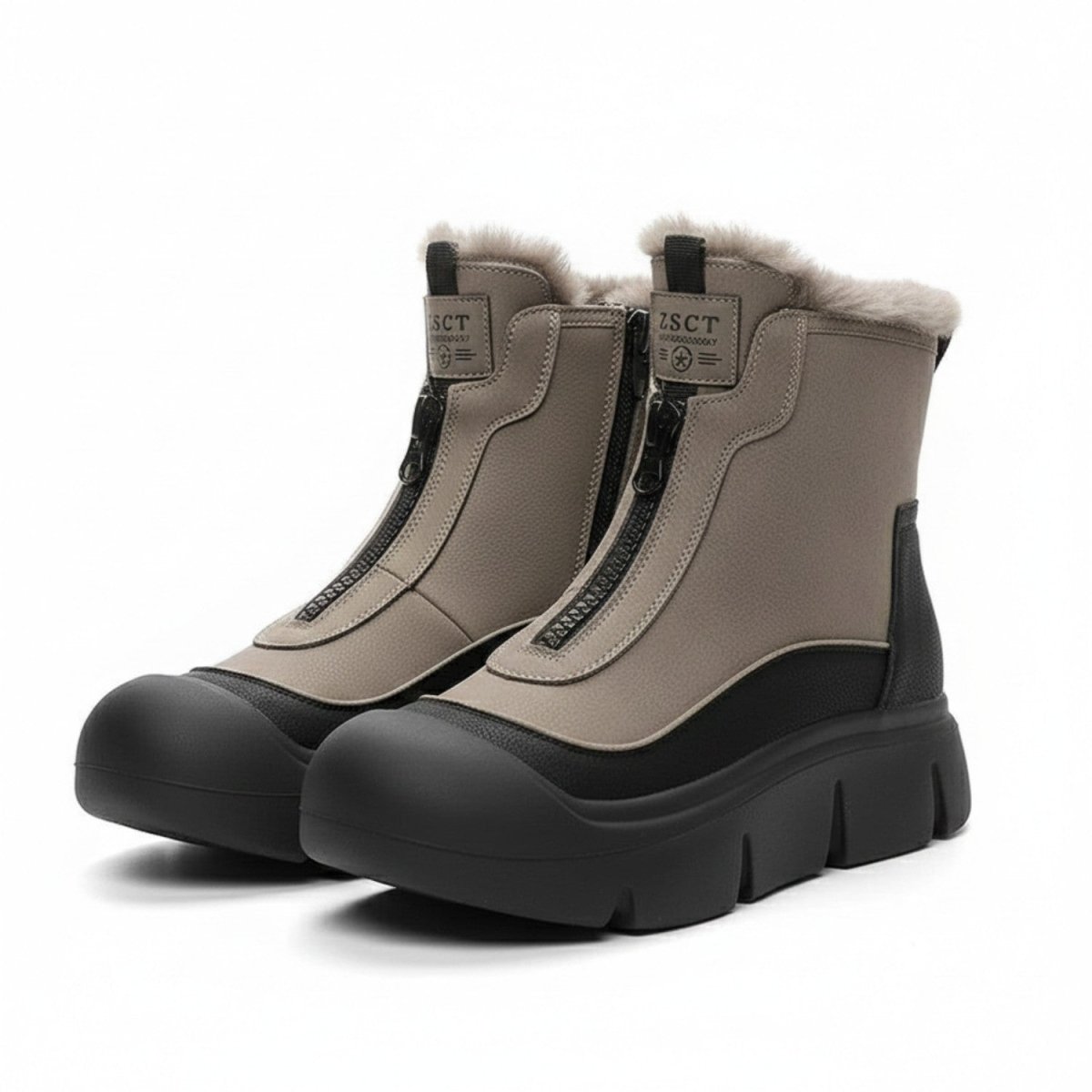 Zip - Up Winter Boots for Comfort - Winter Boots - Wild Eye Vision