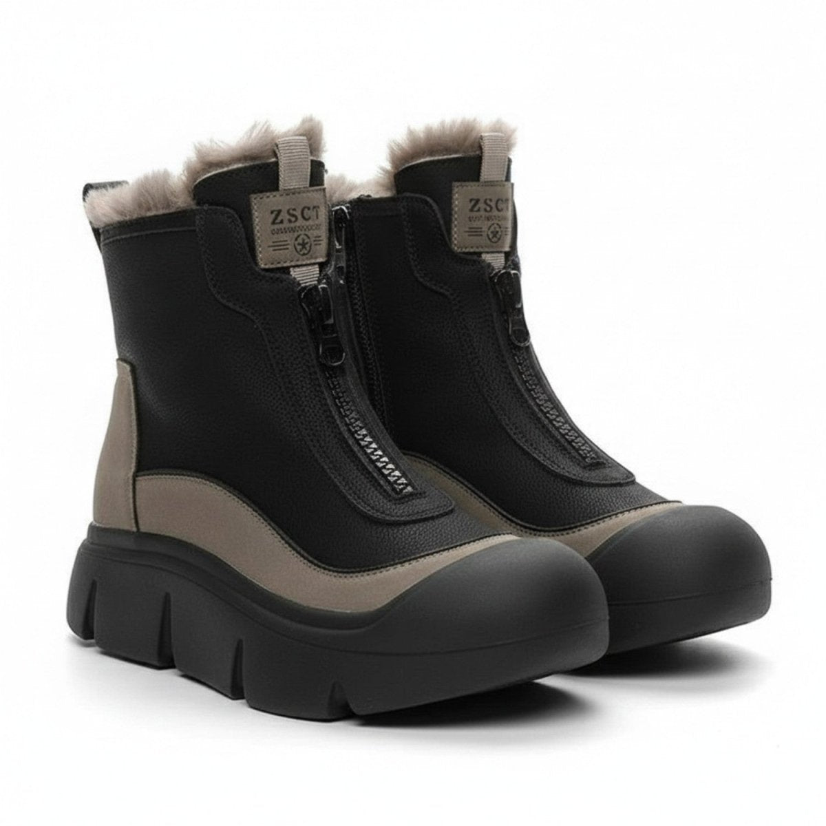 Zip - Up Winter Boots for Comfort - Winter Boots - Wild Eye Vision