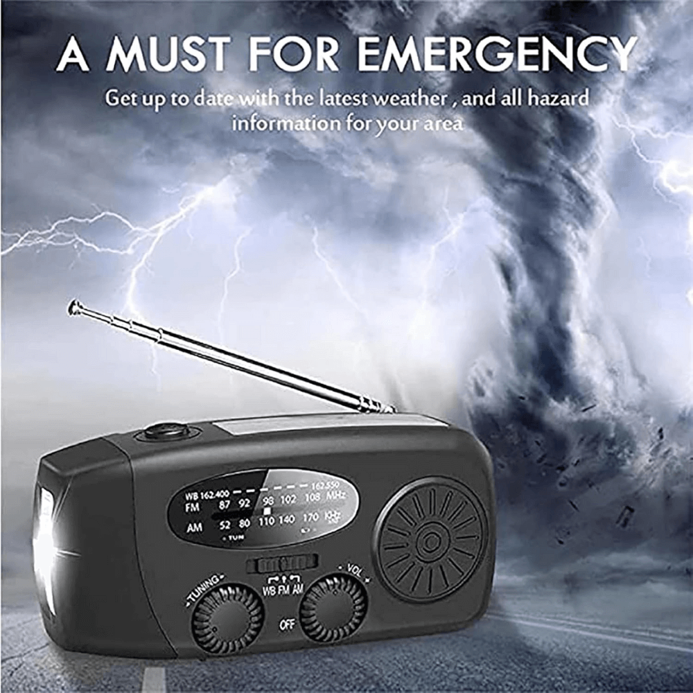 Portable Multi-Function Wind-Up Radio