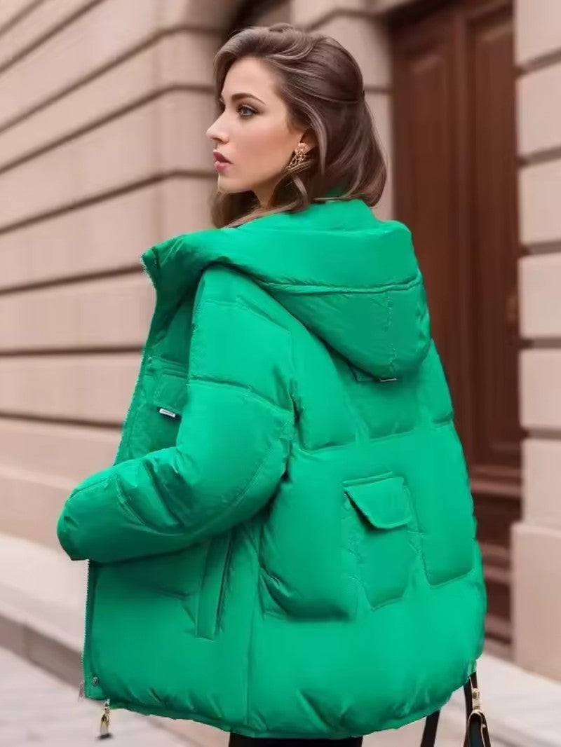 Oversized Hooded Puffer Winter Jacket