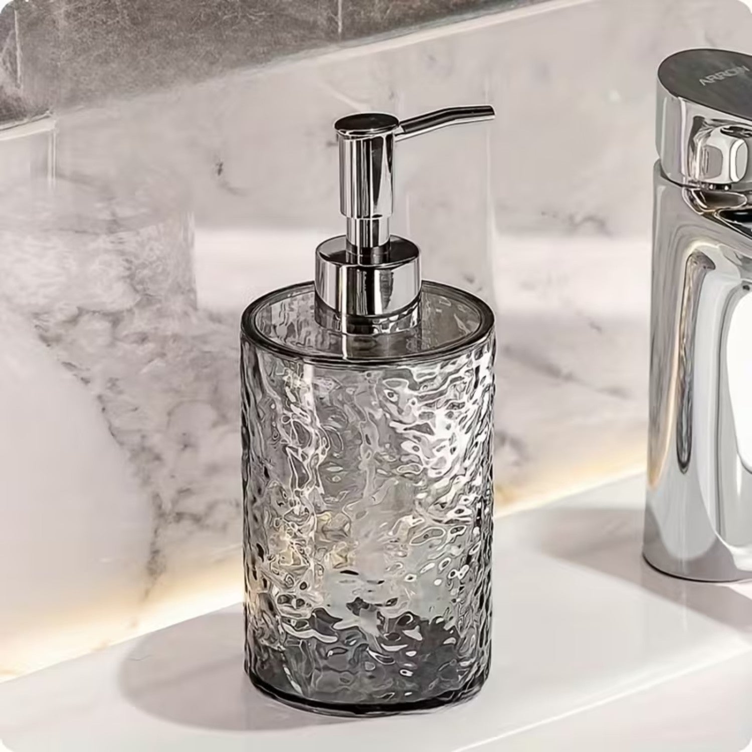 Refillable Acrylic Soap Dispenser Bottle