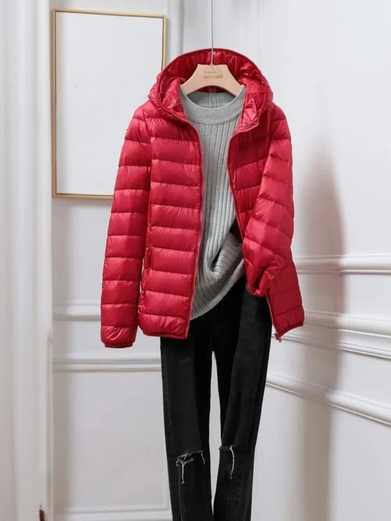 Women’s Lightweight Hooded Puffer Jacket