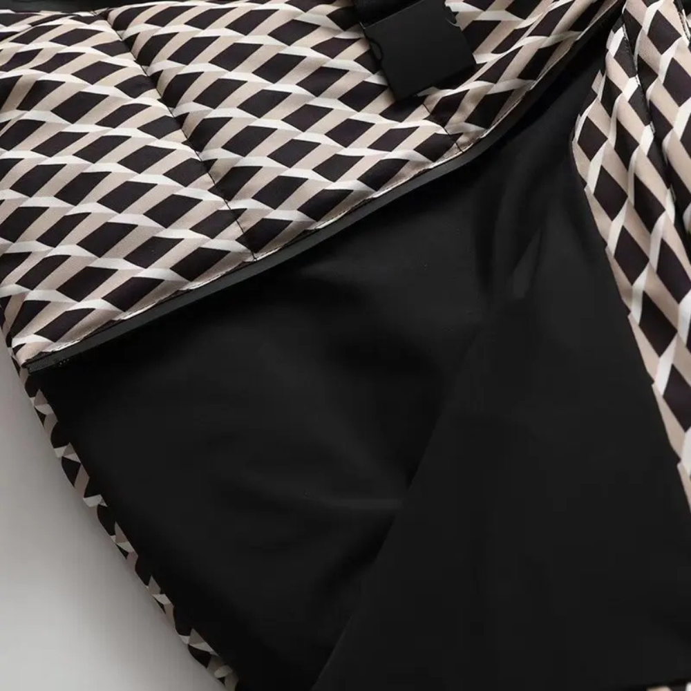 Women's Belted Hooded Puffer Jacket