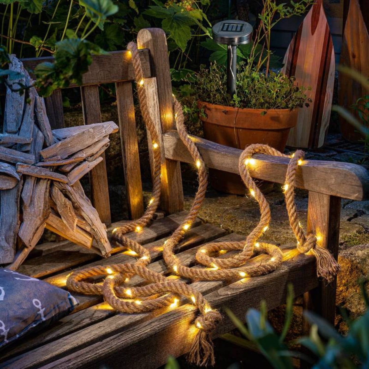 Rustic Rope Fairy Lights