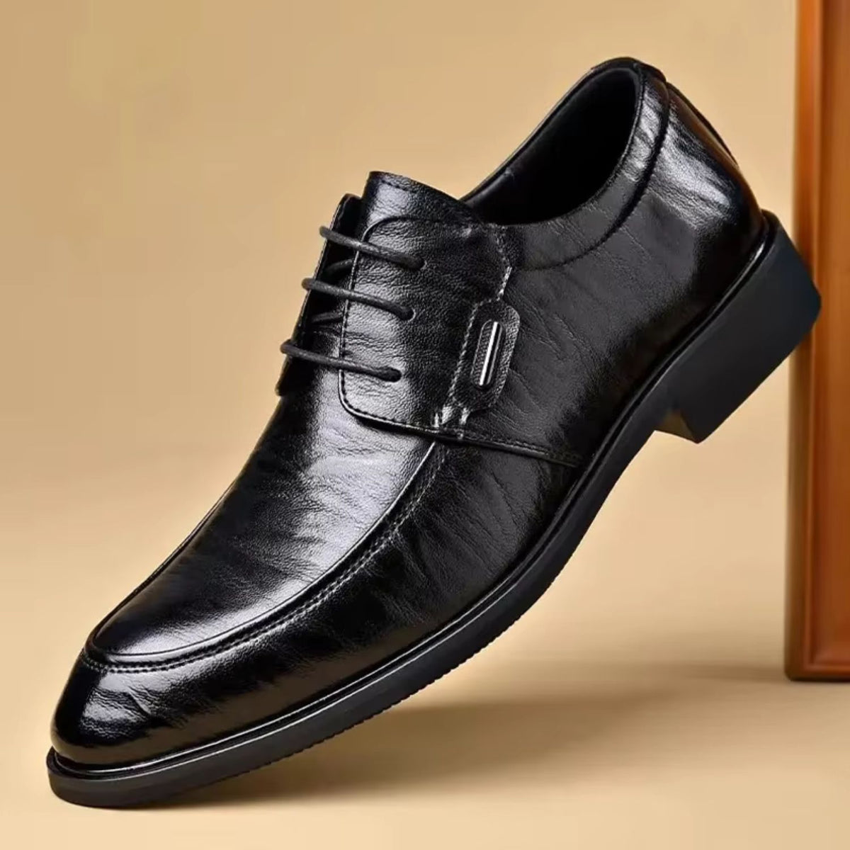 Leather Lace Up Oxford Shoes