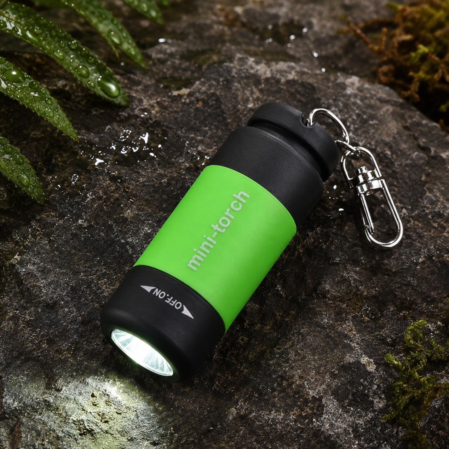 USB Rechargeable Mini Keychain Flashlight