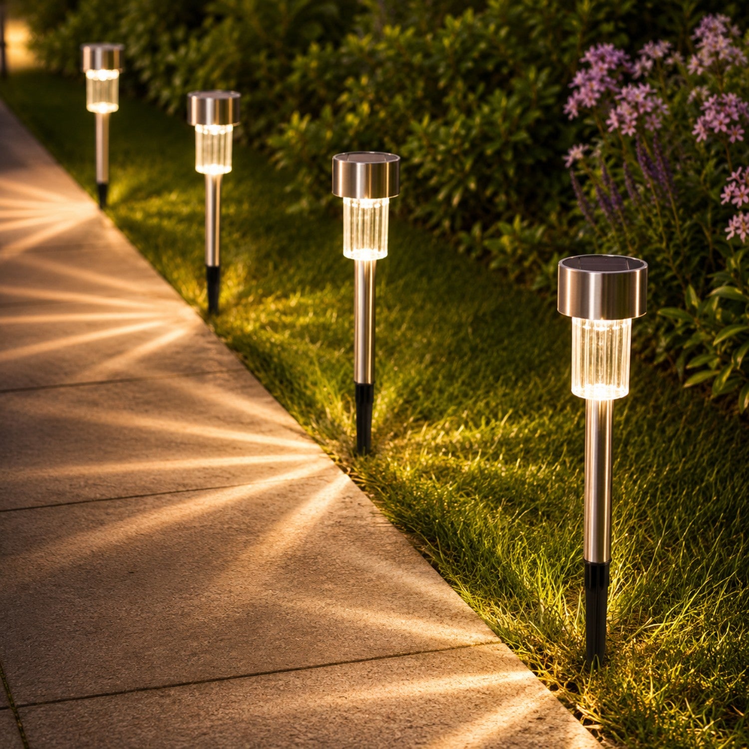 Solar LED Garden Path Lights