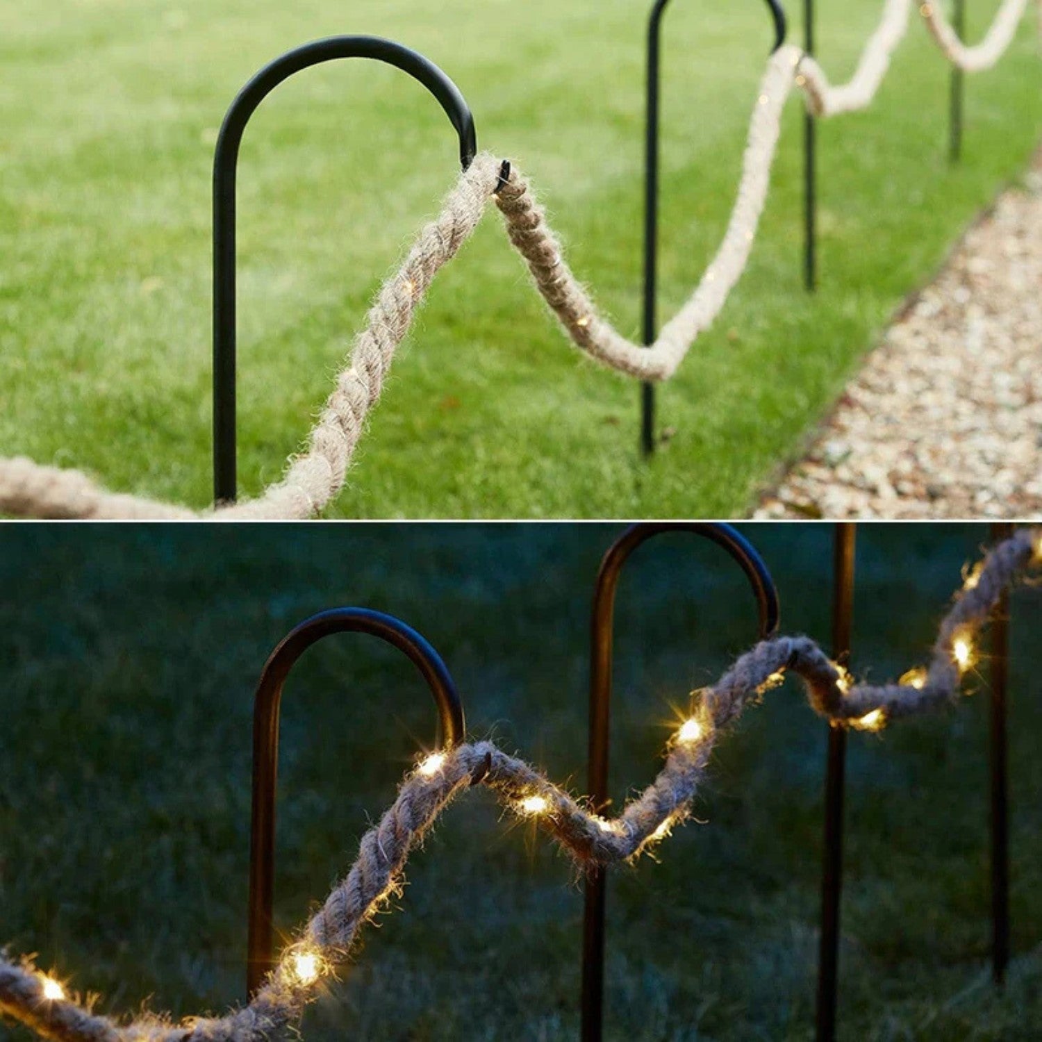 Rustic Rope Fairy Lights