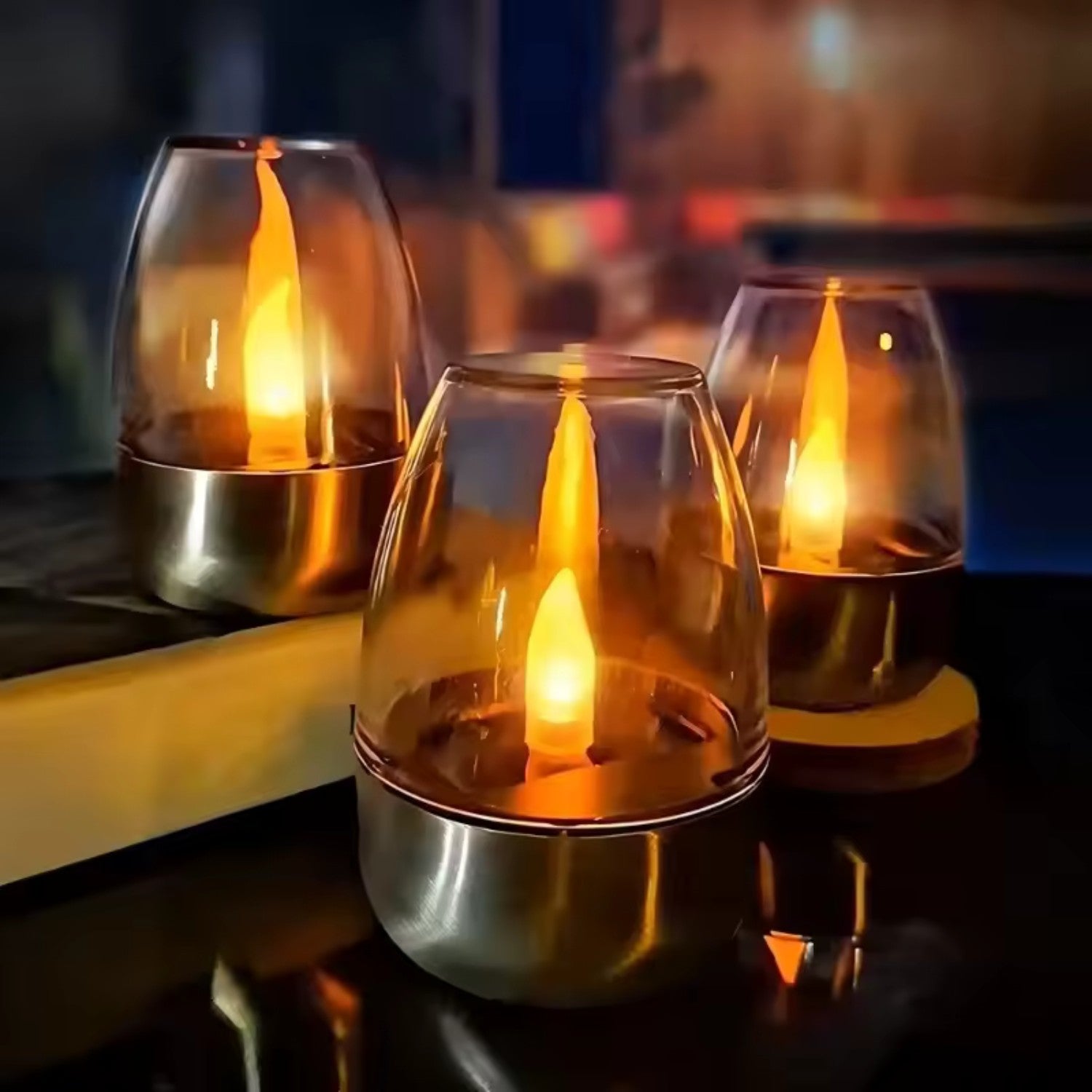 Solar Flameless Candle Garden Lights