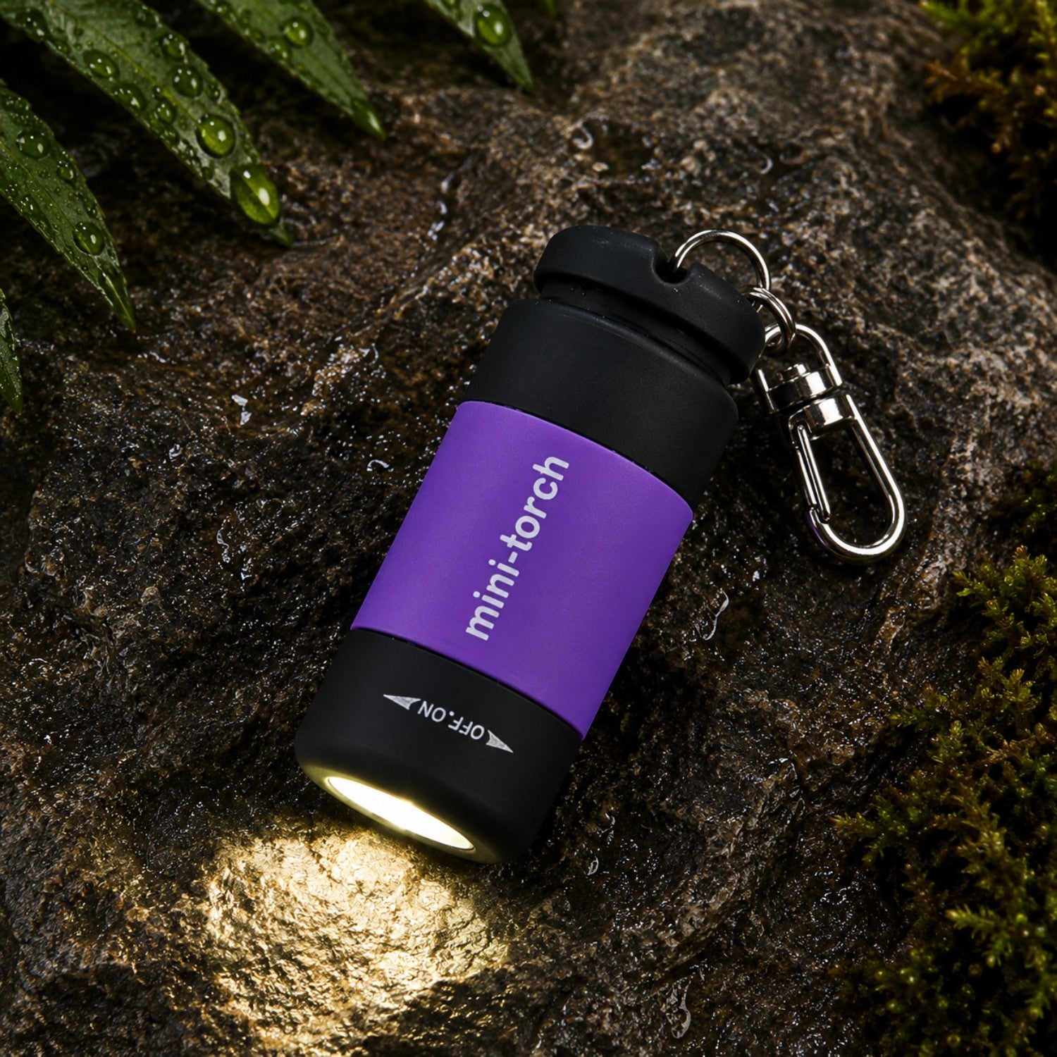 USB Rechargeable Mini Keychain Flashlight