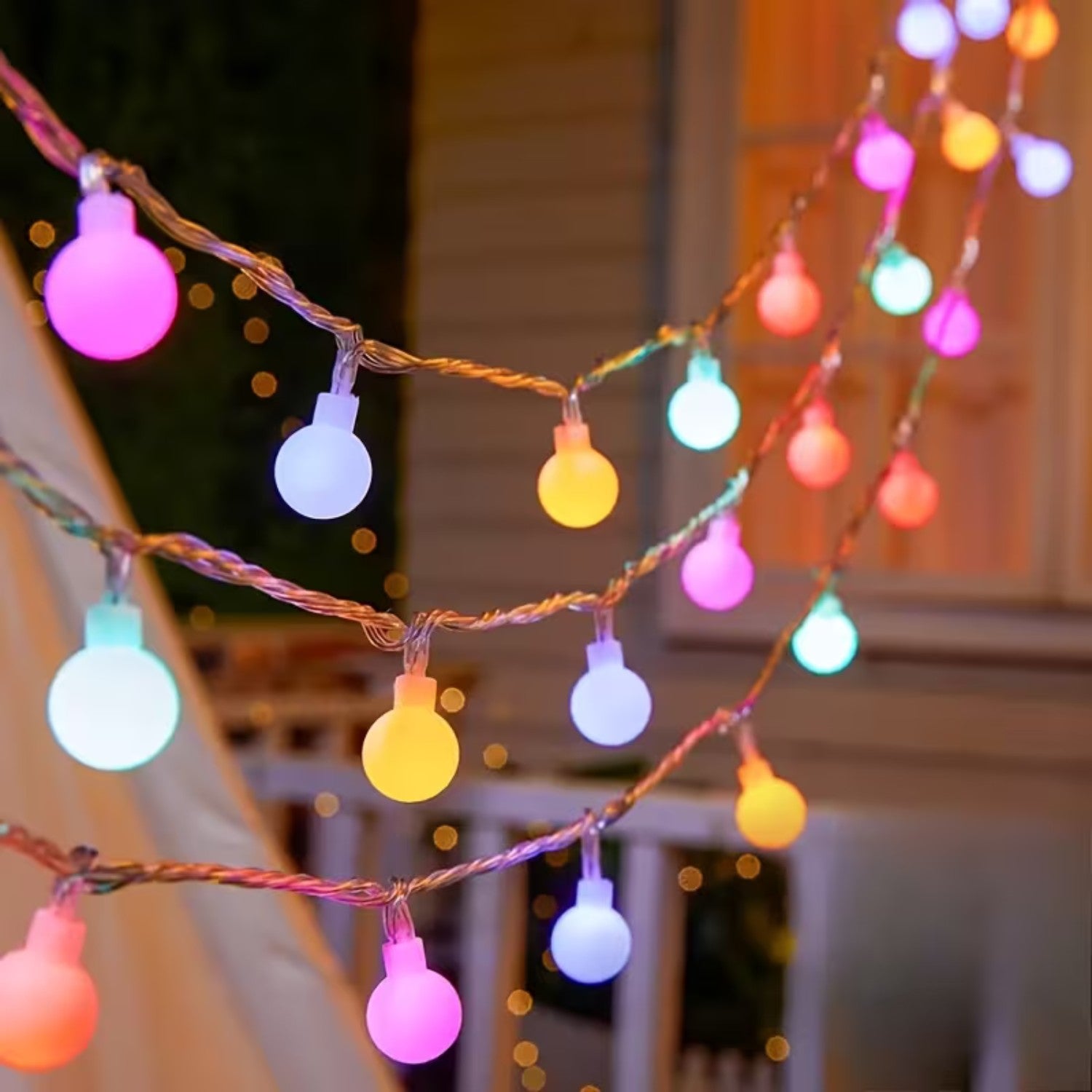 LED Globe Fairy String Lights