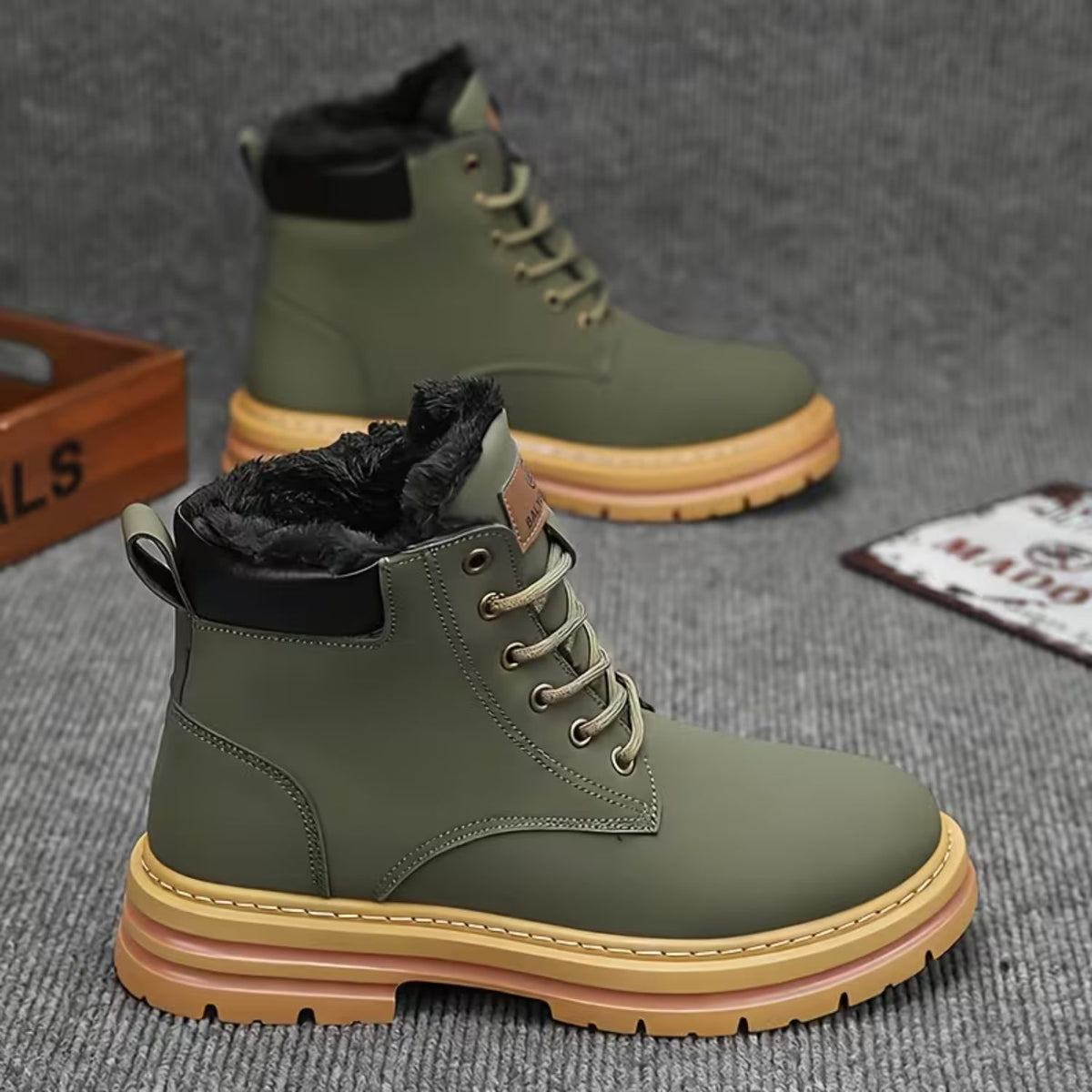 Fleece Lined Winter Snow Boots