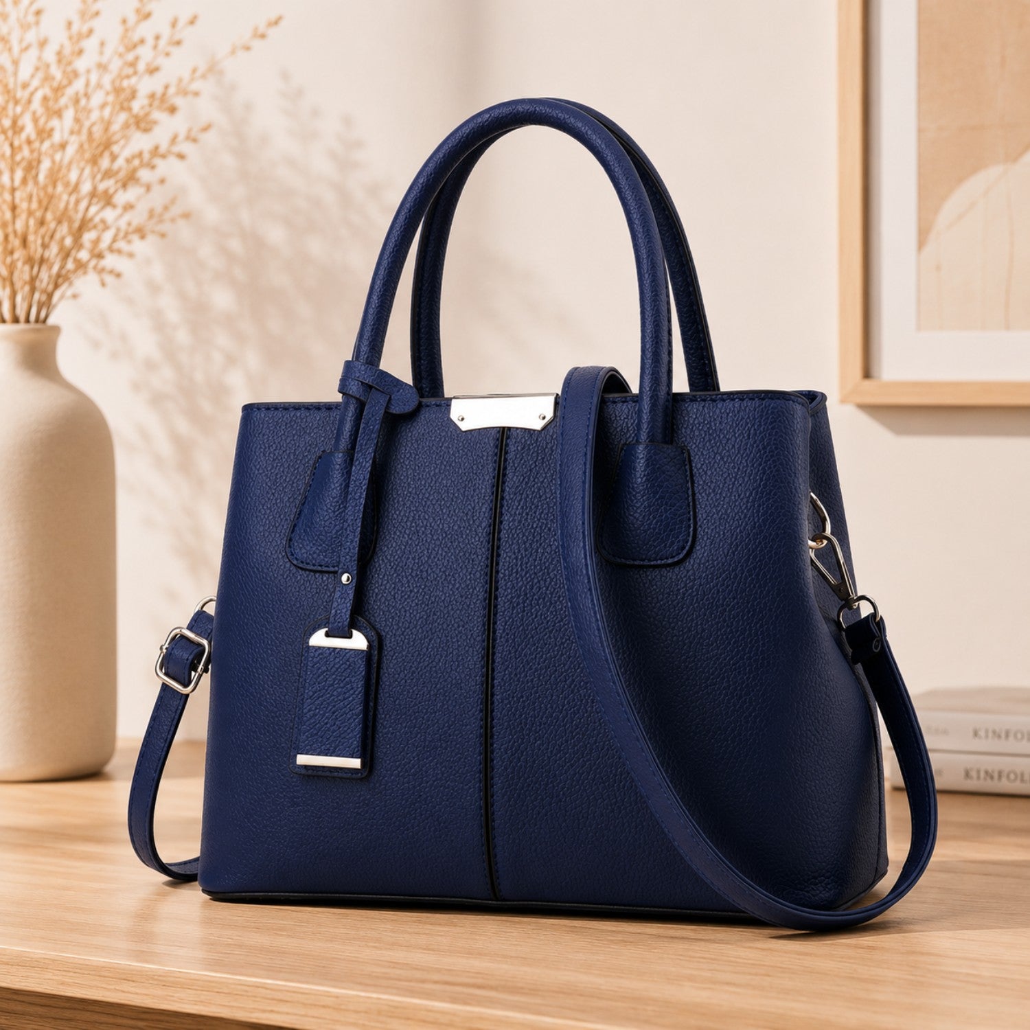 Elegant Large Capacity Tote Handbag