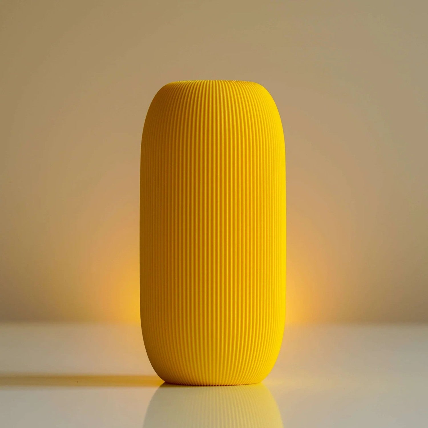 Modern Ribbed Pill Vase