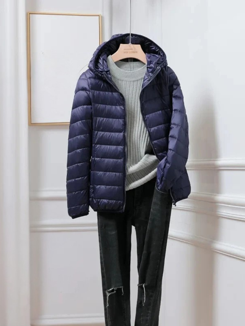 Women’s Lightweight Hooded Puffer Jacket