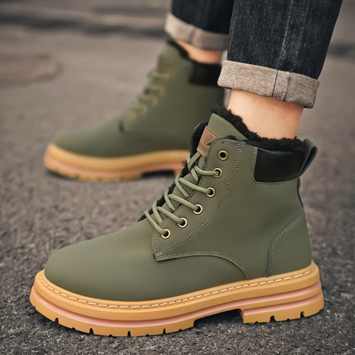 Fleece Lined Winter Snow Boots