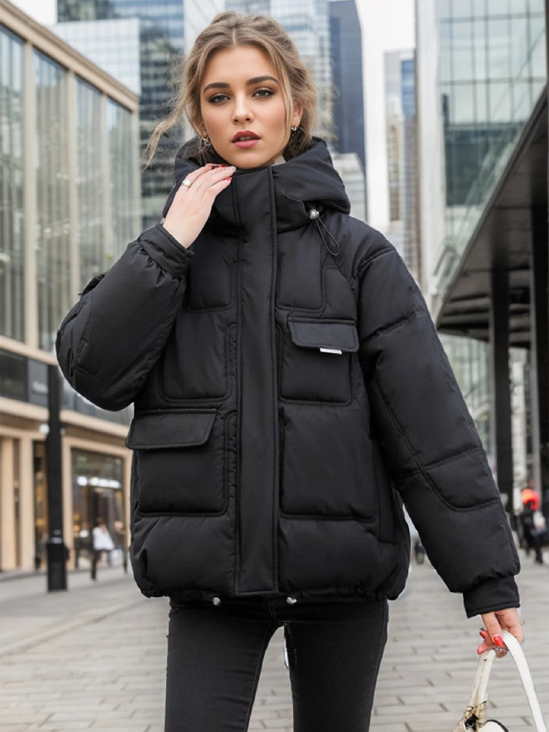 Oversized Hooded Puffer Winter Jacket