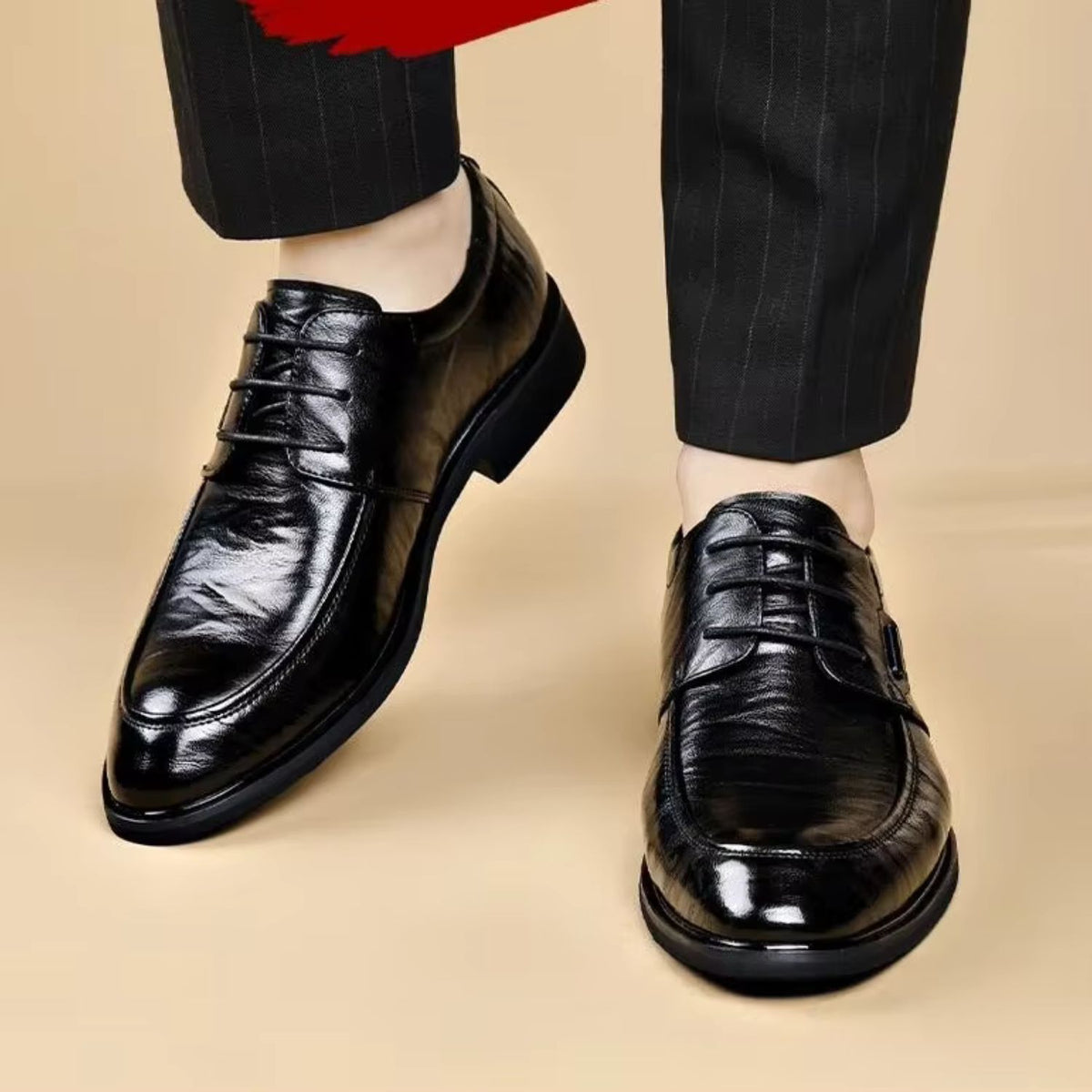 Leather Lace Up Oxford Shoes