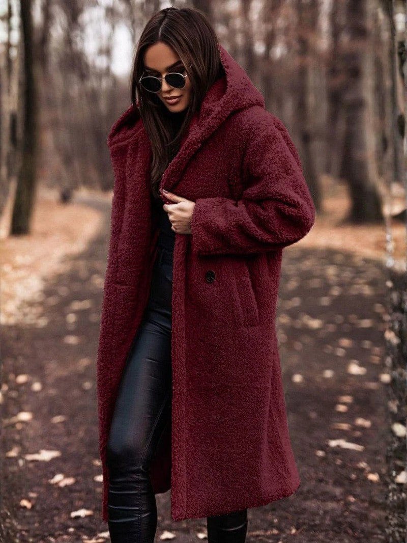 Lightweight Hooded Teddy Winter Coat