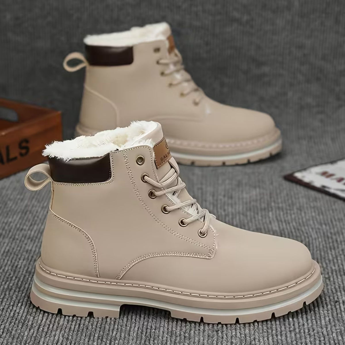 Fleece Lined Winter Snow Boots