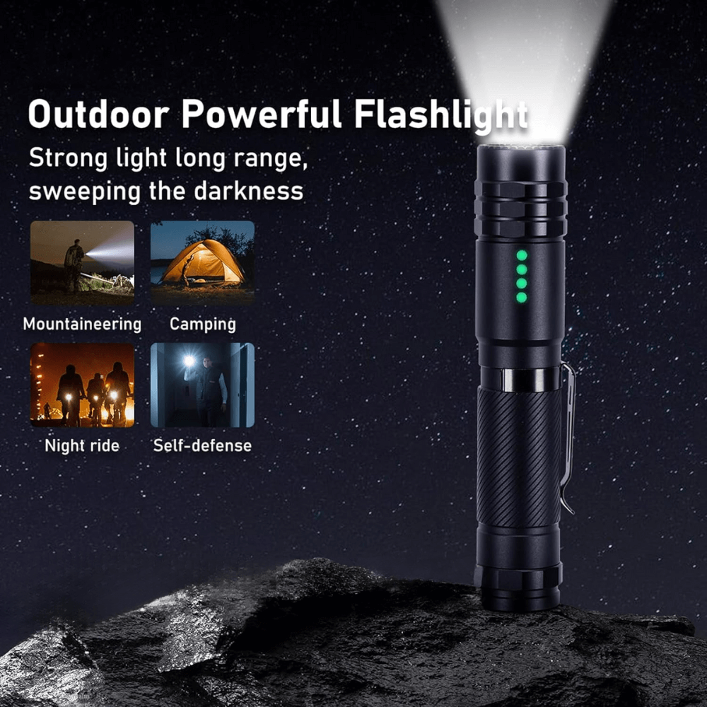 Tactical Pocket Flashlight 2000LM