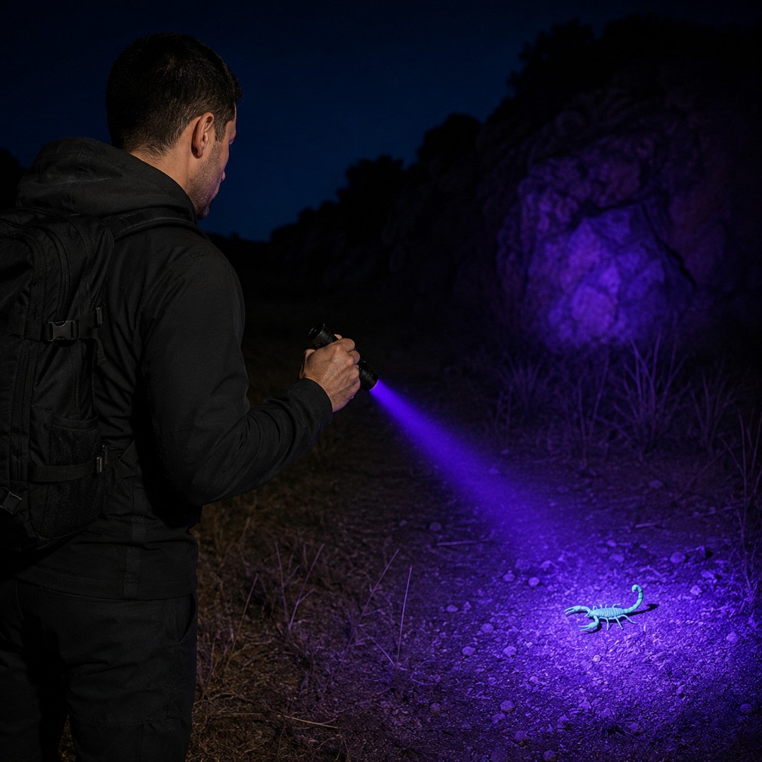 Portable UV Blacklight Flashlight