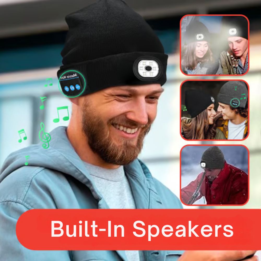 GlowWear LED Bluetooth Beanie