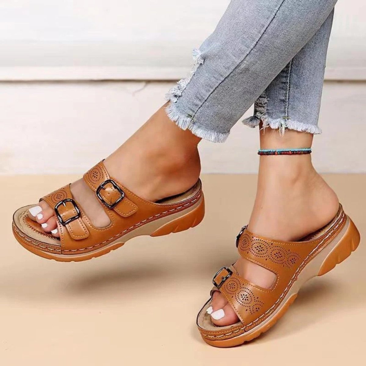 Adjustable Strap Comfort Sandals - Orthopedic Sandals - Wild Eye Vision
