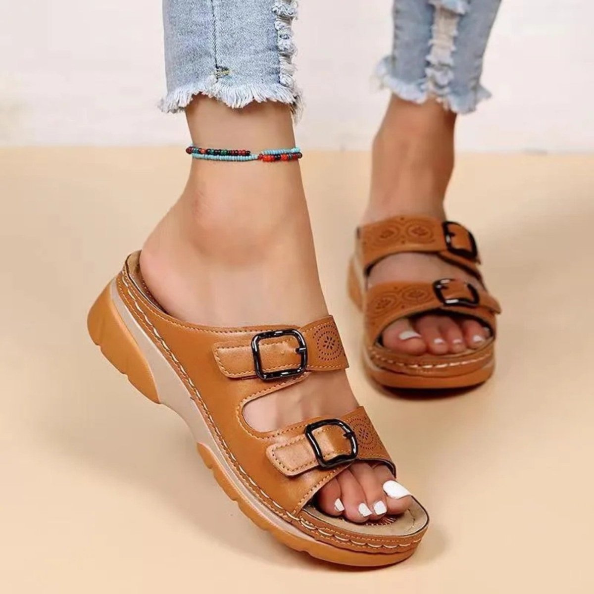 Adjustable Strap Comfort Sandals - Orthopedic Sandals - Wild Eye Vision