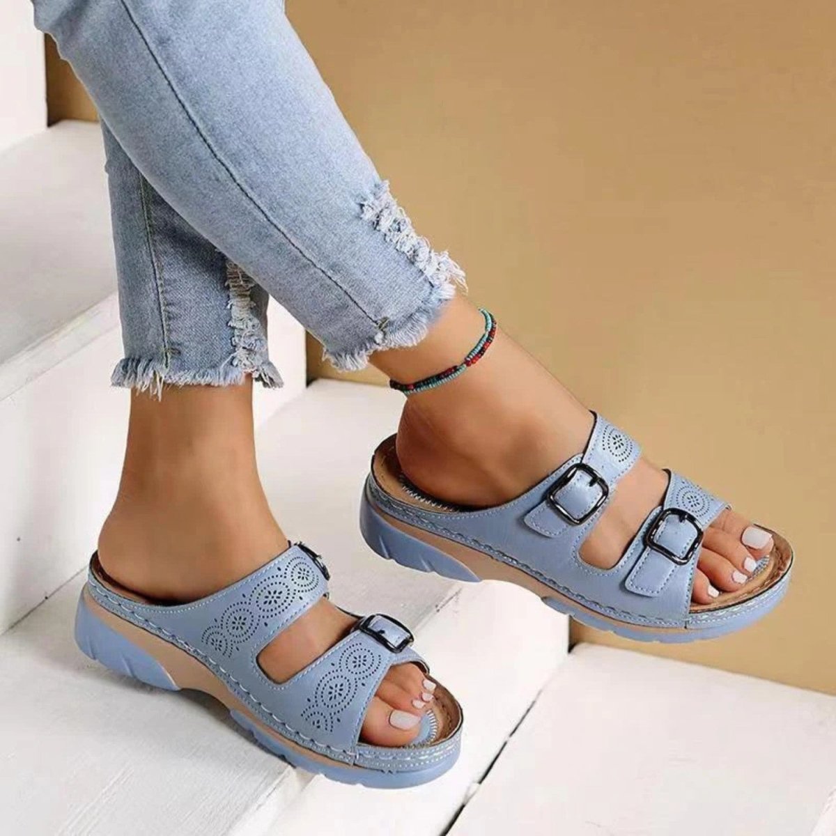 Adjustable Strap Comfort Sandals - Orthopedic Sandals - Wild Eye Vision
